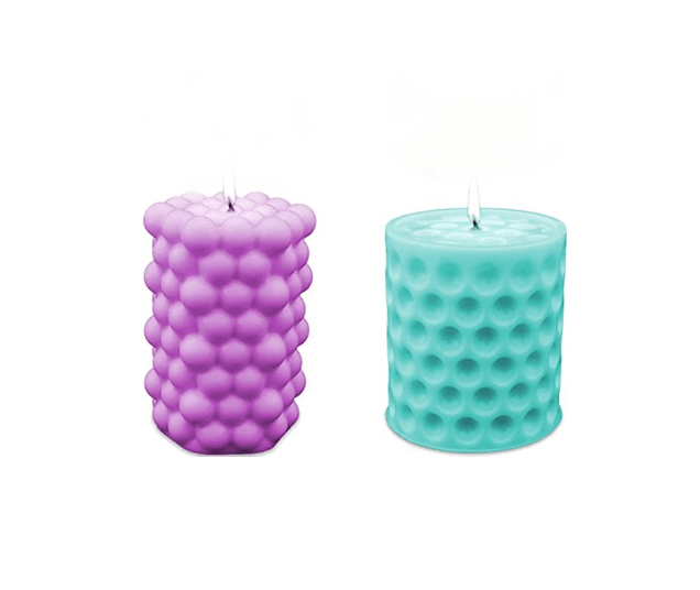 Bubble Pillar Candles