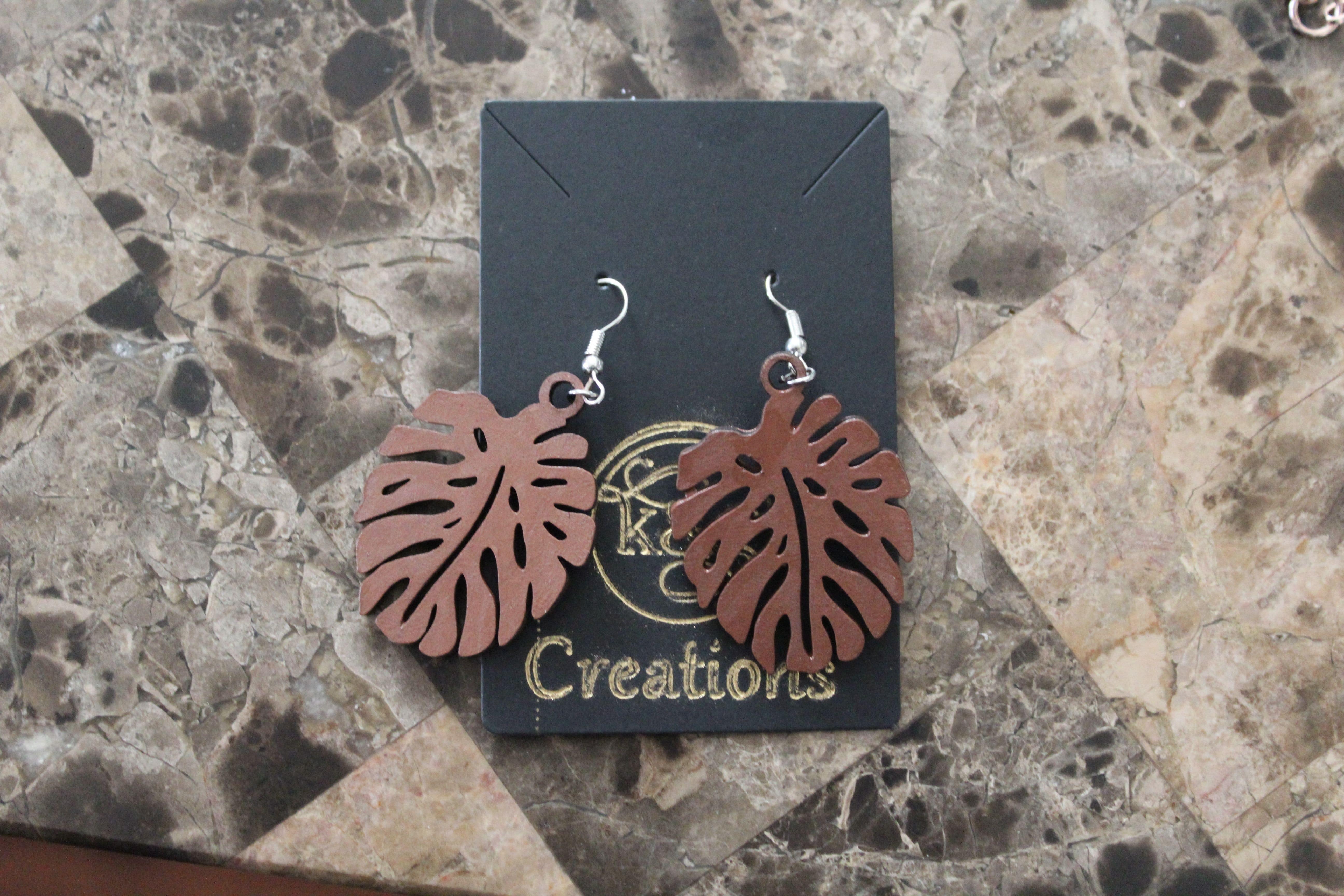 Leaf Shape Earrings